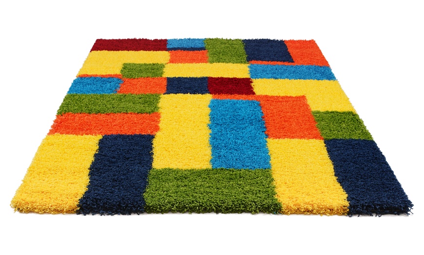 Image 6: Multicolour Shaggy Rug