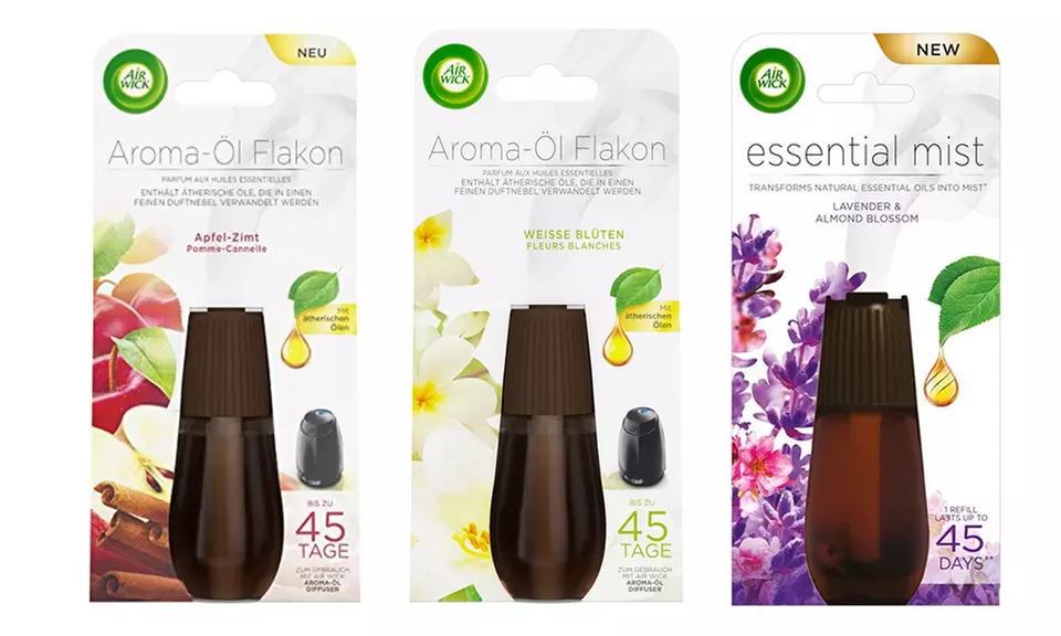 Pack de 6 recharges pour diffuseur Air Wick Essential - Primary Image