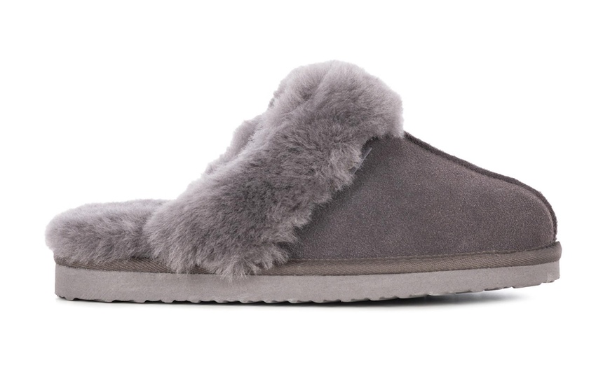 Image 14: Redfoot Women's Sheepskin-Lined Slippers