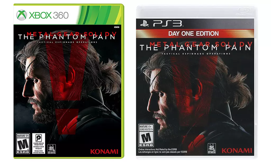 Jeu Metal Gear Solid V The Phantom Pain PS3 - Version PAL, Très Bon état, Plateau PS3