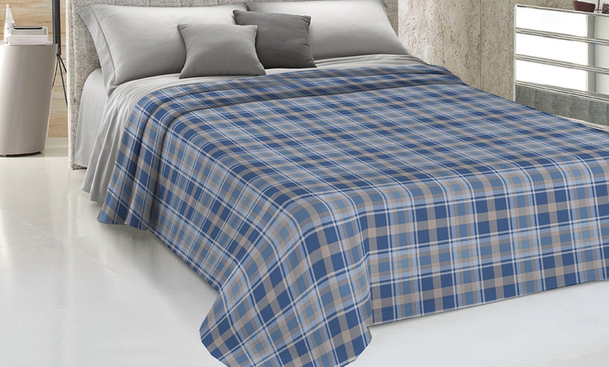Image 7: Copriletto Pensieri Delicati 100% cotone Made in Italy