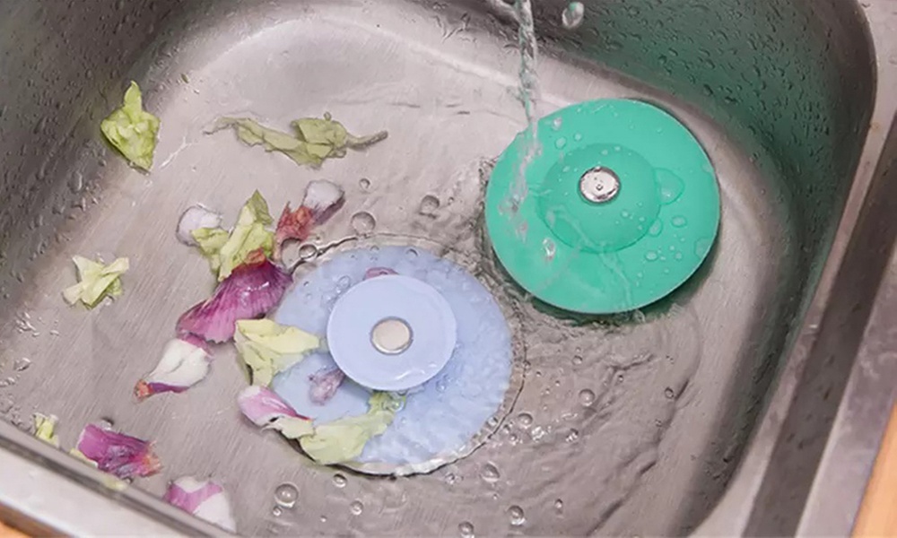 Couvert de drain pour évier