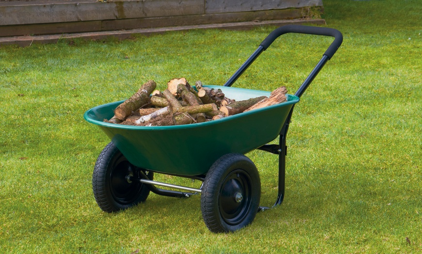 Image 1: Two-Wheeled Wheelbarrow