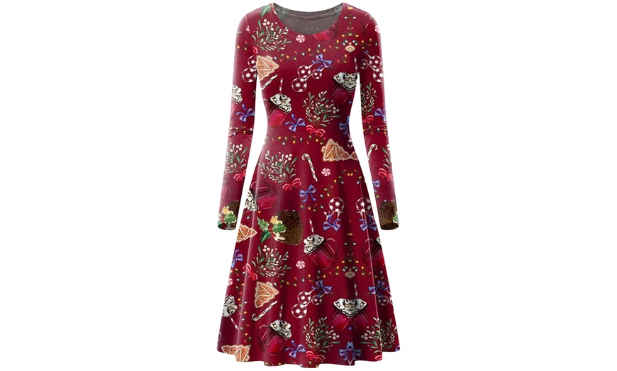 Image 5: Christmas Swing Dress