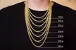 5MM Cuban Chain in Italian 18K Gold Plated Sterling Silver - Second Medium