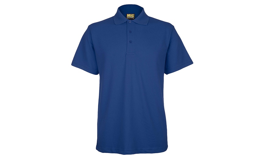 Image 6: Men's Pique Polo Top Up to 4XL