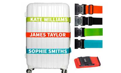 Personalised Luggage Strap