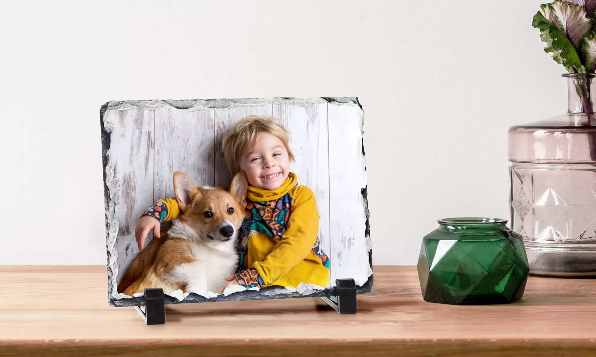 Personalised Stone Photo Slate