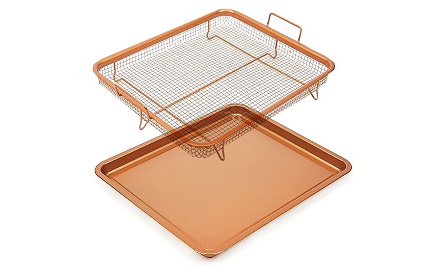 Image 3: Two-Piece Copper Crisper