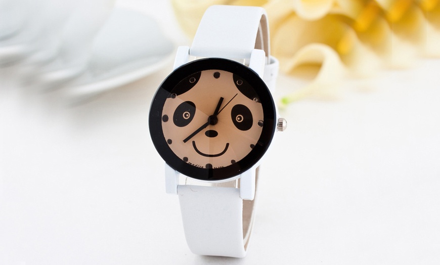 Image 6: Unisex Panda Dial Watch