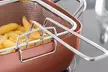 Poêle multifonction avec couvercle, panier à frire et accessoires pour cuisiner à la vapeur et griller - Image 3