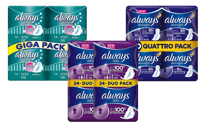 Image 1: Always Ultra Sanitary Pads