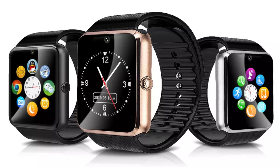 Smartwatch mit Edelstahlgehäuse in der Farbe nach Wahl, inkl. Versand - Primary Image