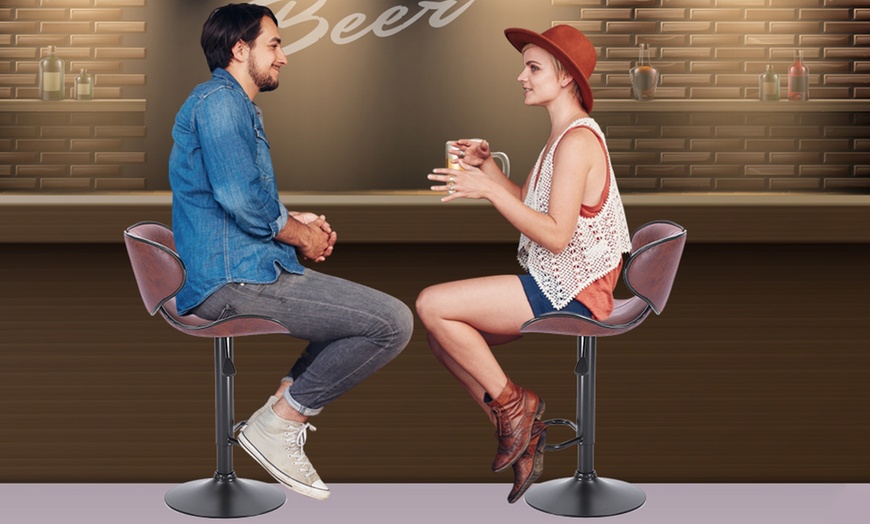 Image 23: Set of Two Bar Stools
