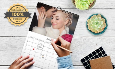 1, 2, 3 ou 5 calendriers personnalisés format portrait A4 avec Printerpix dès 3,99 € (jusqu'à 86% de réduction)
