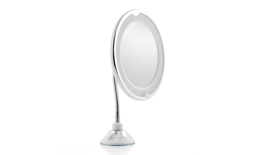 Image 8: LED Magnifying Mirror with Flexible Arm