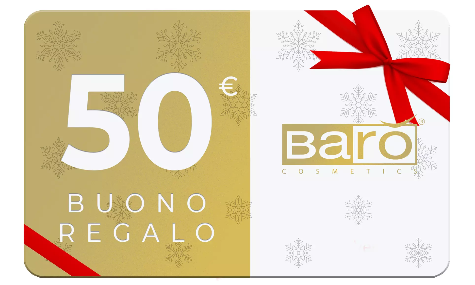 Gift Card di 50 € da spendere su prodotti cosmetici sul sito Barò Cosmetics® - Primary Image