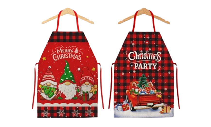 Image 10: Christmas Kitchen Cooking Apron