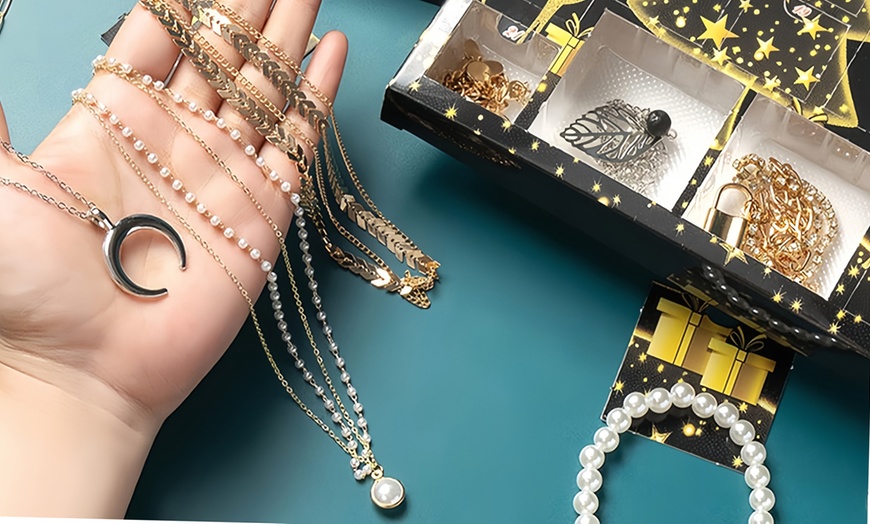 Image 1: Calendario dell'avvento con 24 gioielli 