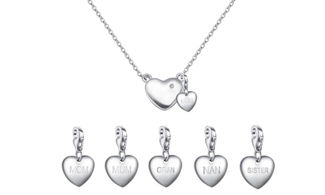 Collana con pendente a cuore disponibile in 5 modelli