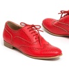 Image 3: French Blu Women's Classic Wing Tip Casual Oxfords