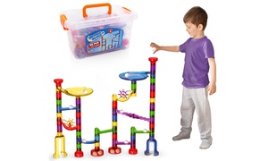 96-Piece Marble Run and Storage Tub