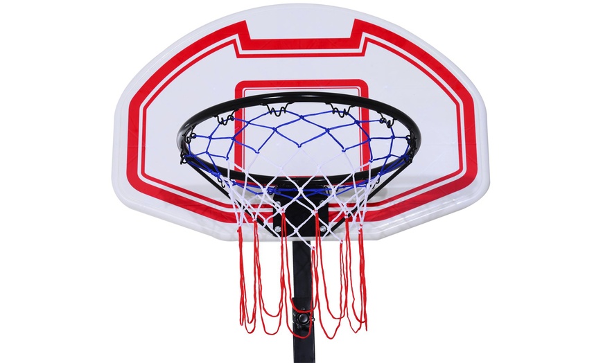 Image 7: HomCom Outdoor Basketball Stand