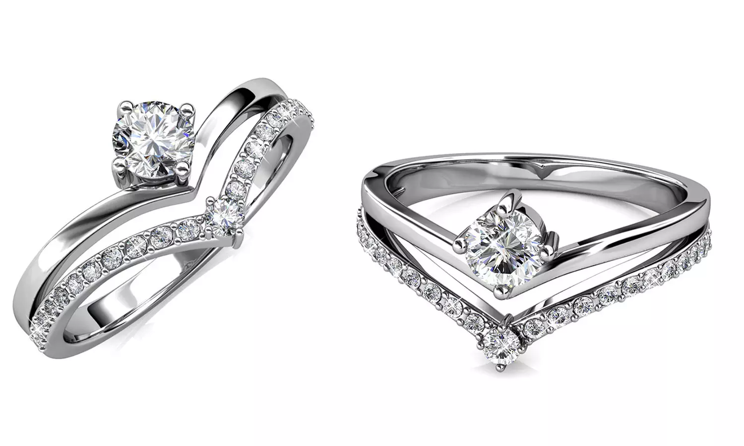 Damen-Ring mit österreichischen Kristallen