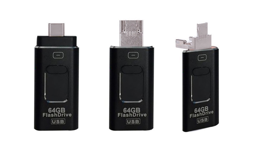 Image 3: 4-in-1 usb-stick met 64-128 GB