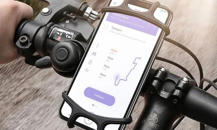 Image 1: Support de smartphone pour vélo