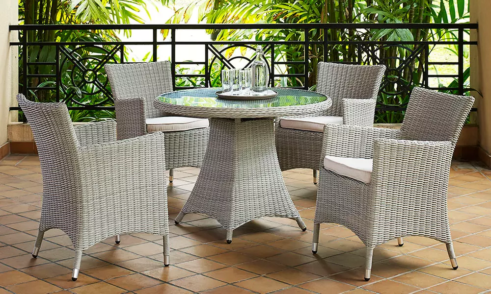 Five-Piece Round Dinning Set for £349.99 With Free Delivery - Primary Image