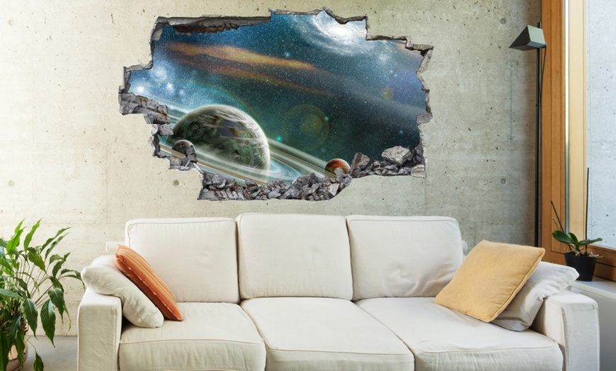 Image 11: 3D Broken Wall Sticker