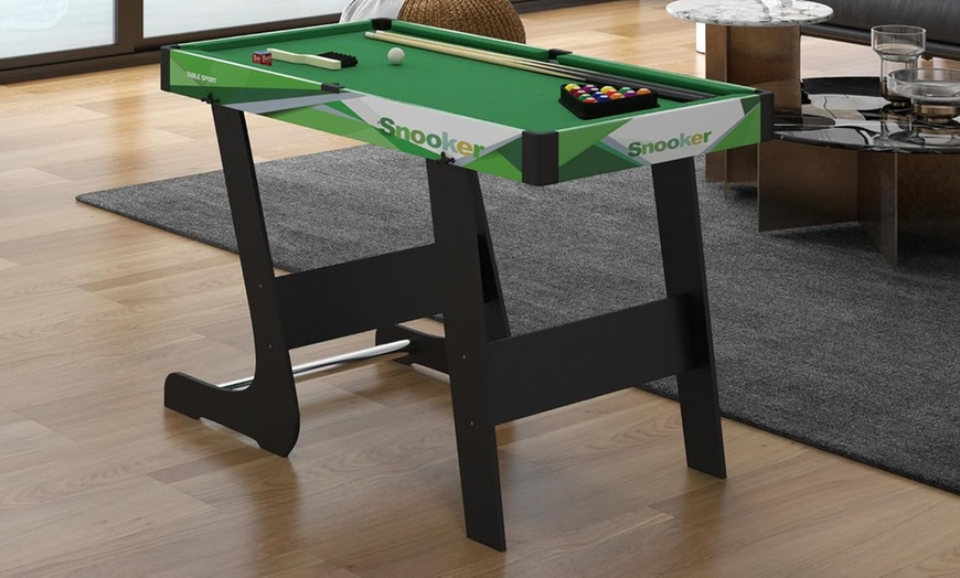 Image 10: HomCom Football Mini Indoor Gaming Table 