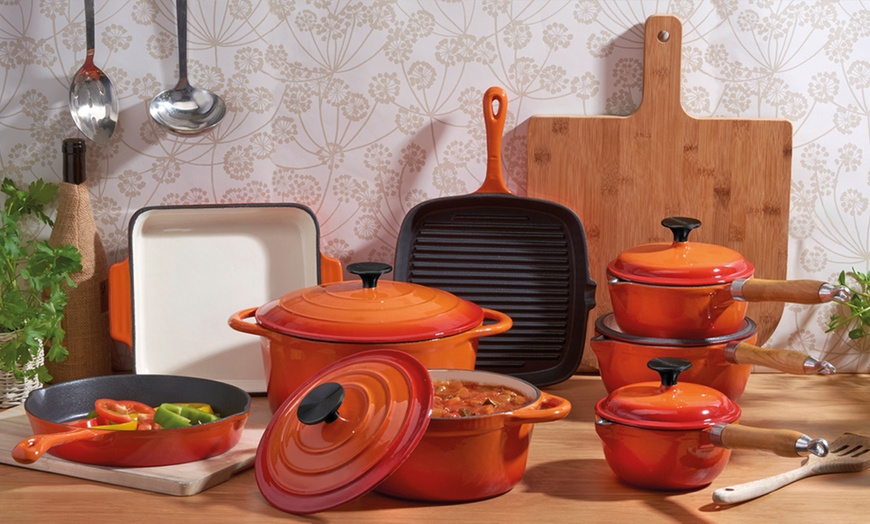 Image 7: Cooks Professional Cast Iron Set