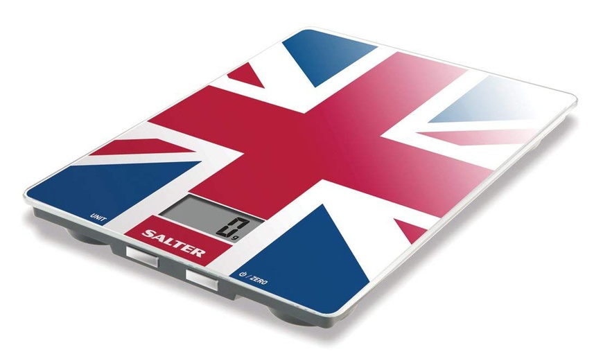 Image 2: Salter Union Jack Kitchen Scale