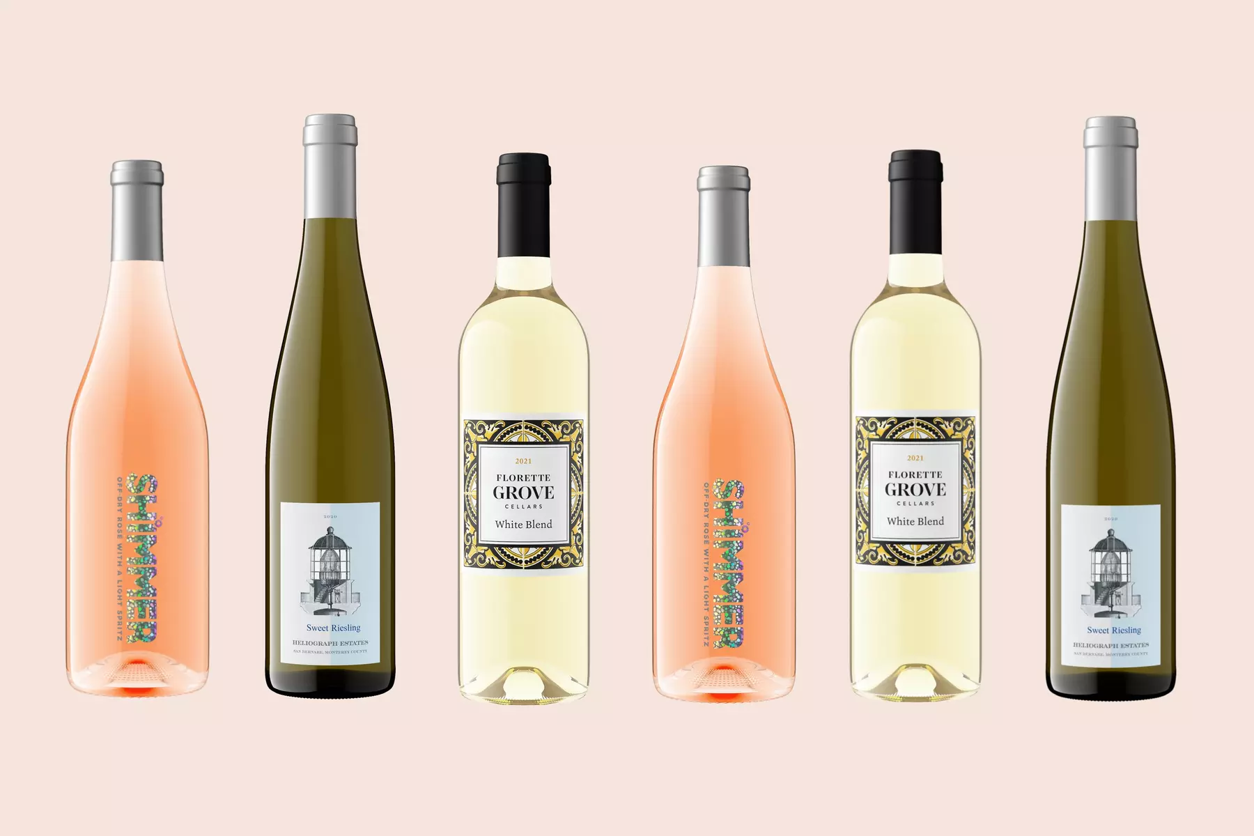 Swirl Wine Shop: 6-Bottle of Sweet Wine - Choose White, Red, or Rosé Assortment