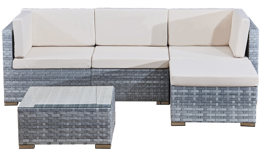 Image 10: Four-Seater Outdoor Sofa Set