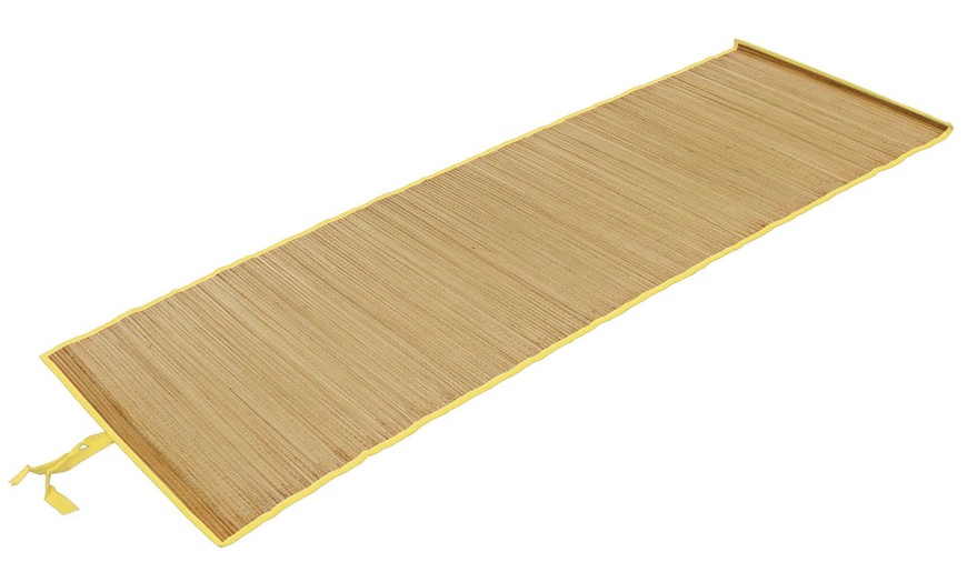 Image 12: Straw Beach Mat