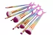 Kit de 5 ou 10 pinceaux de maquillage sirène - Second Medium