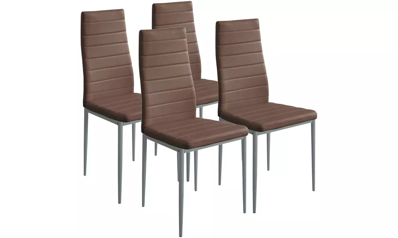 Set di 4 sedie in 5 colori Bakaji