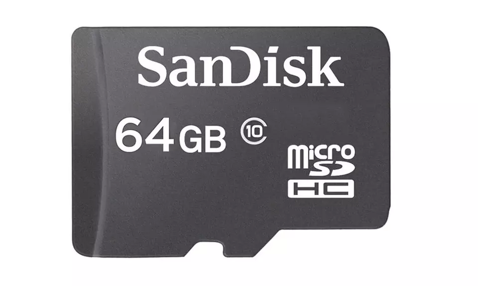 SanDisk 64GB microSDXC Memory Card - Primary Image