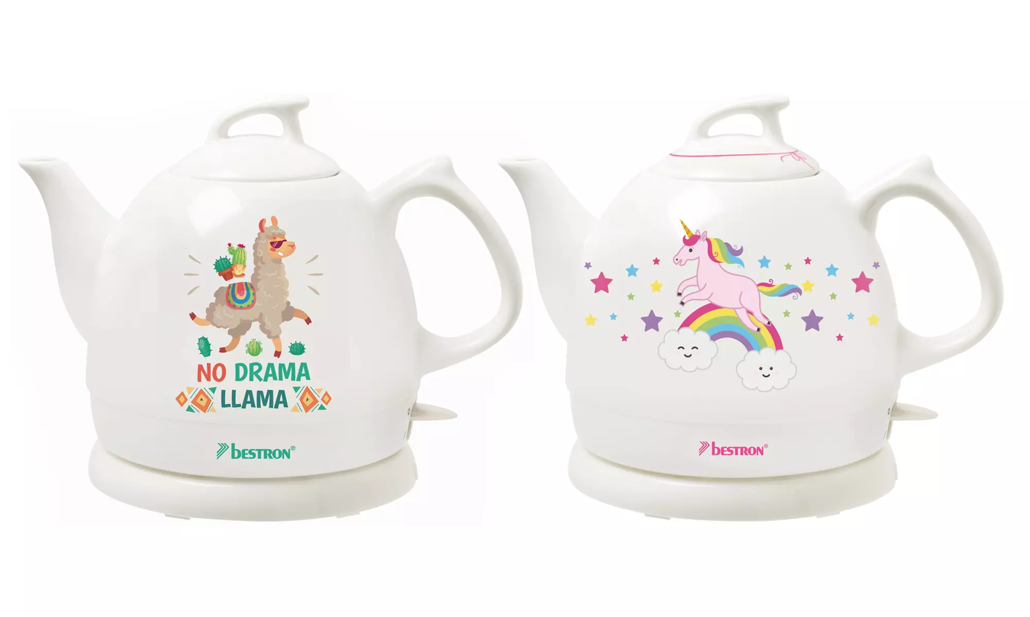 Théière électrique en céramique design 0.8 L - Primary Image