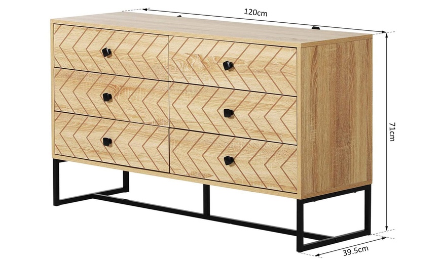 Image 34: Zig-Zag Drawer Cabinet