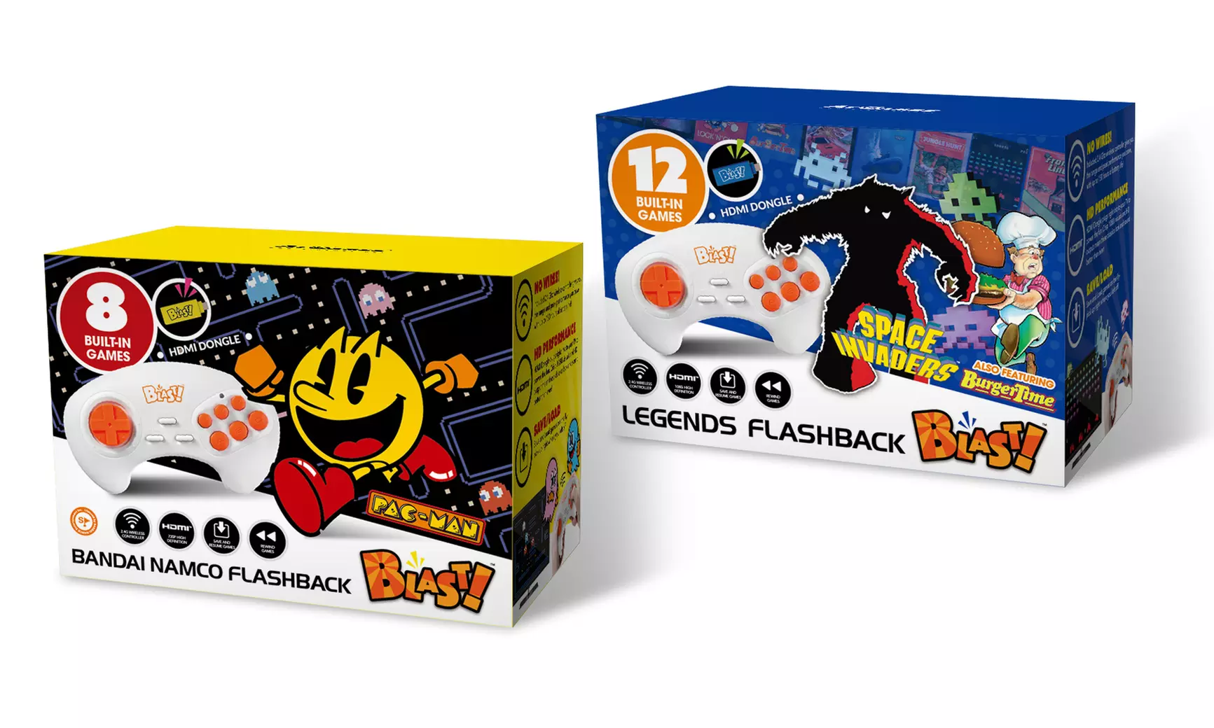 Flashback Blast Classic Arcade Plug-And-Play with Wireless Controllers and Built-In Games - Primary Image