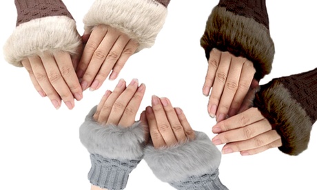 Guanti senza dita disponibili in 3 colori