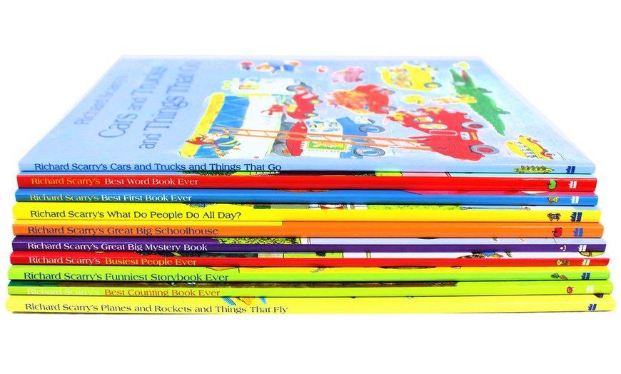 Image 2: Richard Scarry's 10-Book Set