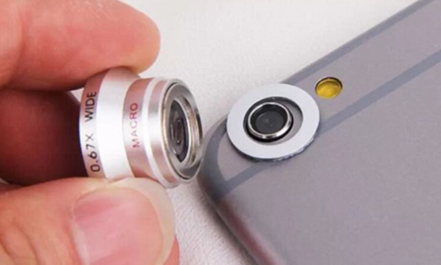 Image 4: Three Magnetic Lenses for iPhone