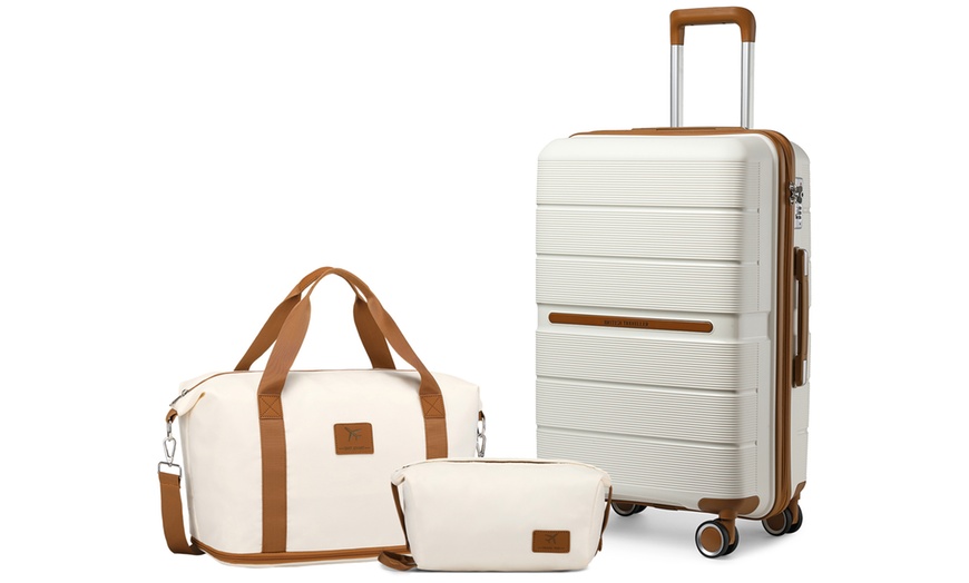 Image 3: One or Three Suitcase Set and Travel Bag