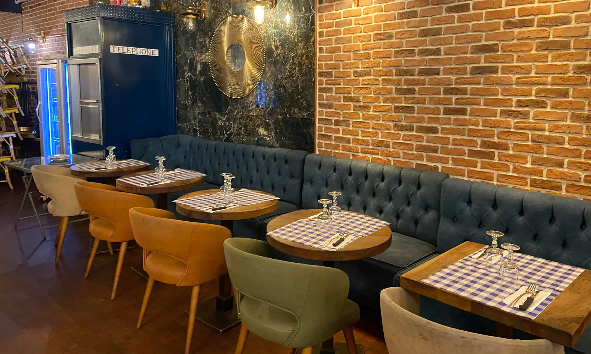 Menu français italien en 2 ou 3 services au restaurant Chez Aldo