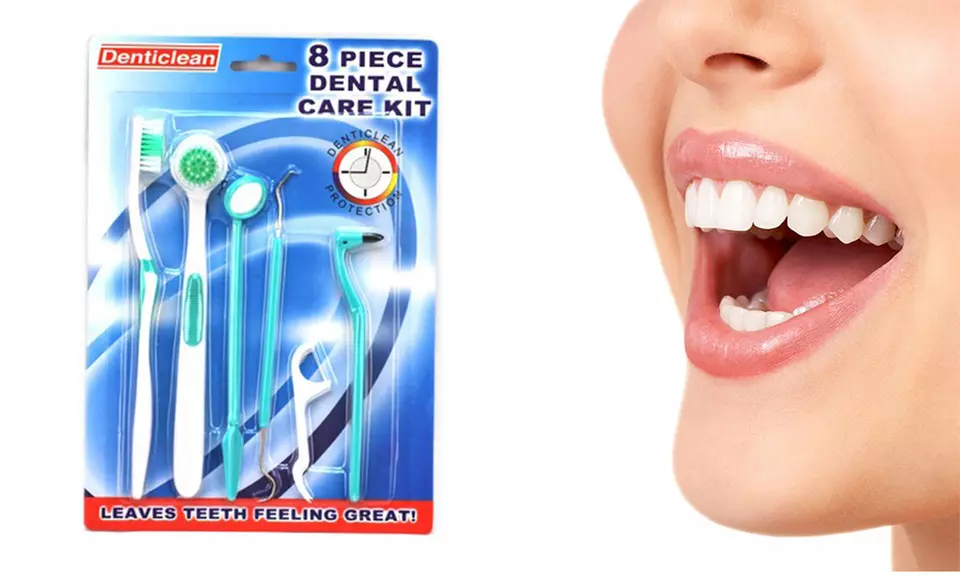 1 ou 2 kit complet de 8 pièces indispensables pour l’hygiène dentaire - Primary Image